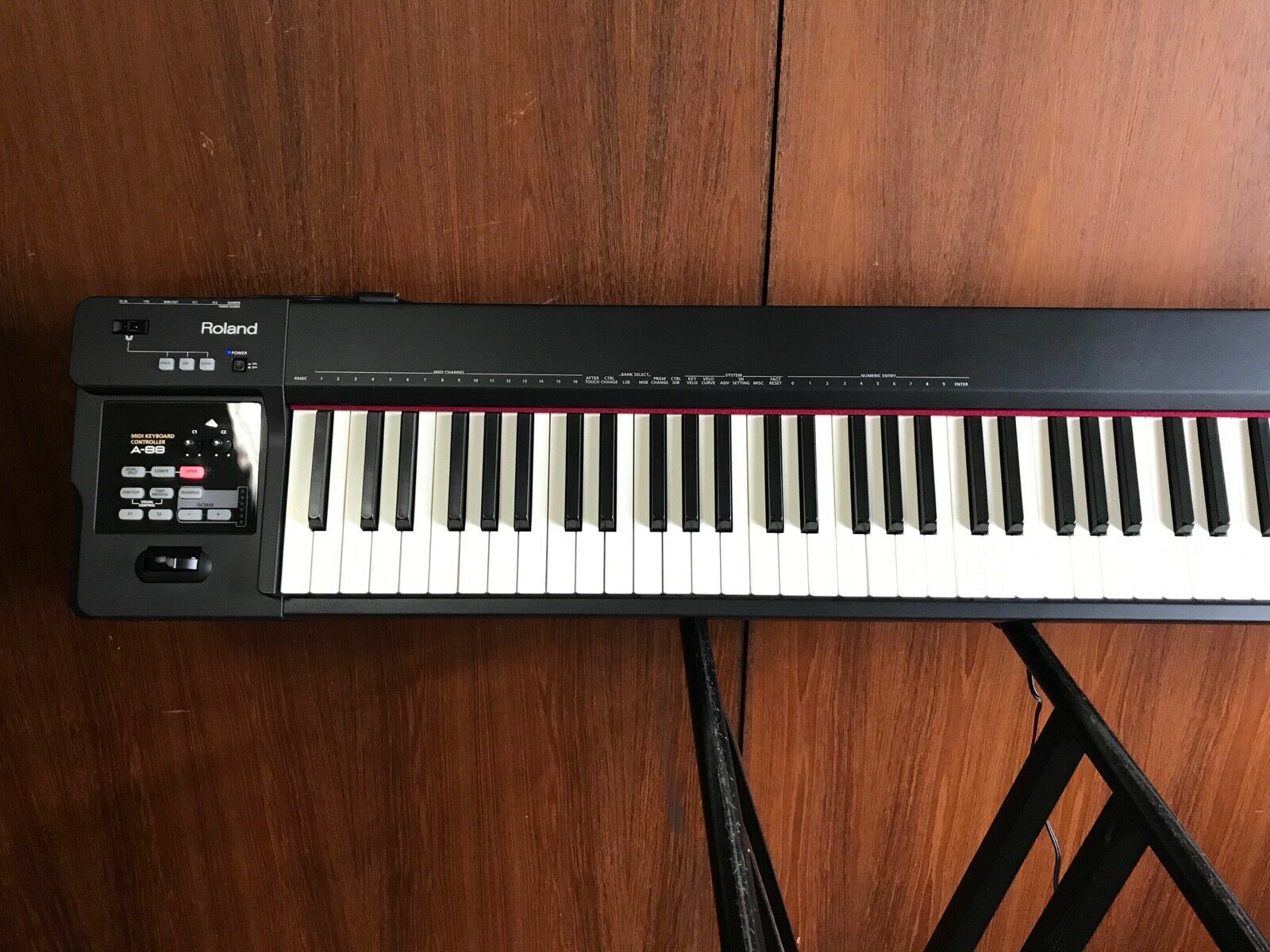 Roland A-88 88-key MIDI Keyboard Controller with Hammer-action Keys D-BEAM - Fresh Stock Dated December 2025
