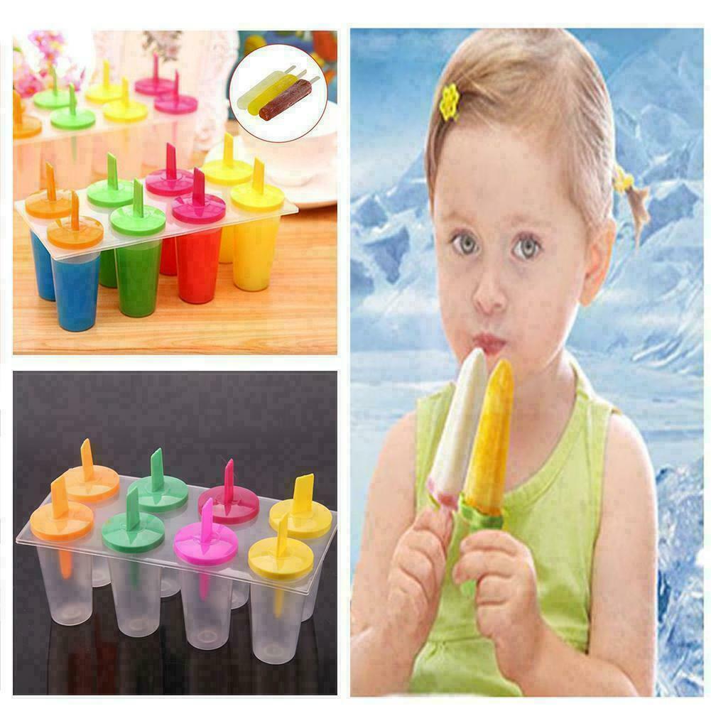 Juice Popsicle Maker Ice Lolly Mould 8 Cell Silicone Hot Cream Sale Mold D2A4 - Fresh Stock Dated February 2026