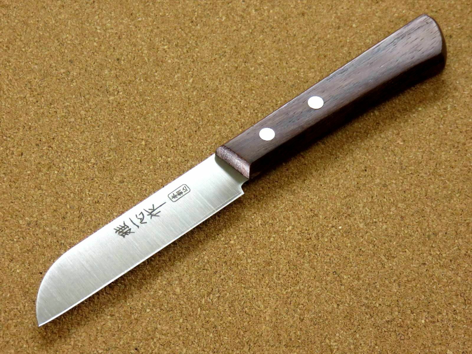 Japanese Miyabi Isshin Kitchen Fruit Paring Knife 3.5 inch 3 Layers SEKI JAPAN - Fresh Stock Dated February 2026