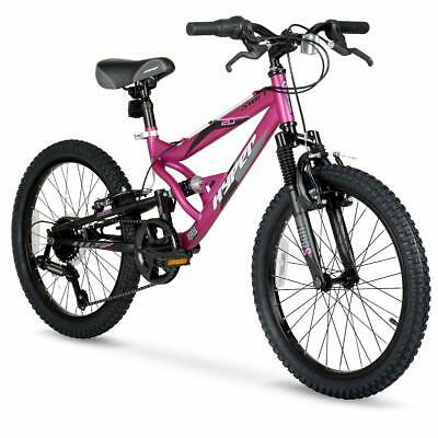 Bicycles 20 inch Girls Swift Bike Magenta Steel Full Suspension 7-Speed Twist - Fresh Stock Dated December 2025