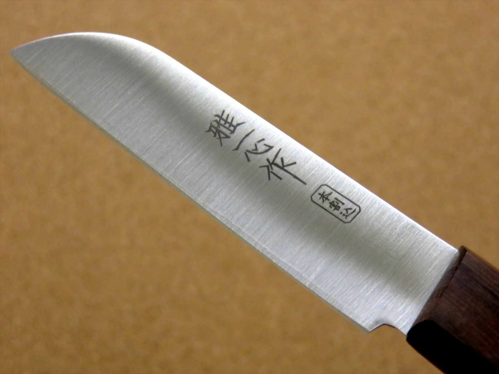 Japanese Miyabi Isshin Kitchen Fruit Paring Knife 3.5 inch 3 Layers SEKI JAPAN - Fresh Stock Dated February 2026