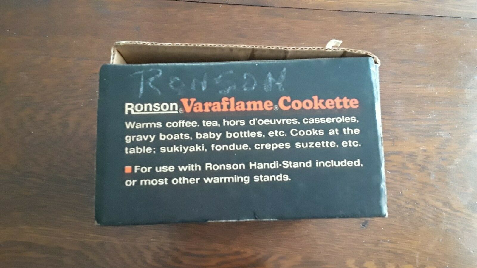 Ronson Varaflame Cookette Camp Stove Butane Gas Burner Vintage New In Box - Fresh Stock Dated February 2026