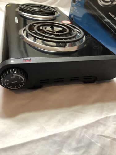 Black & Decker Double Buffet Range Portable Electric Cooker Warmer Dual Burner - Fresh Stock Dated February 2026
