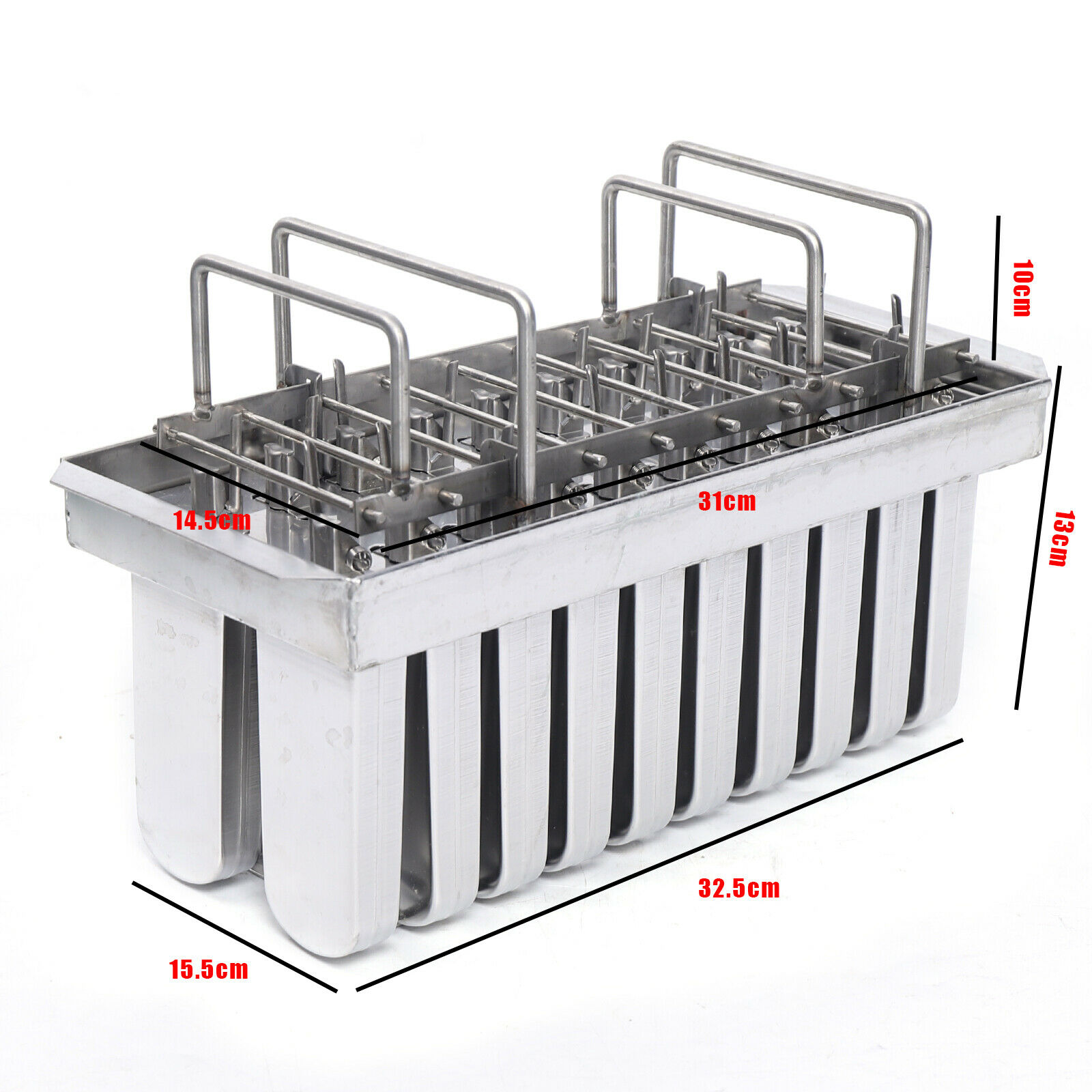 20pcs Stainless Steel Frozen Ice Cream Juice Pop Ice Maker Popsicle Pop Mold US - Fresh Stock Dated January 2026