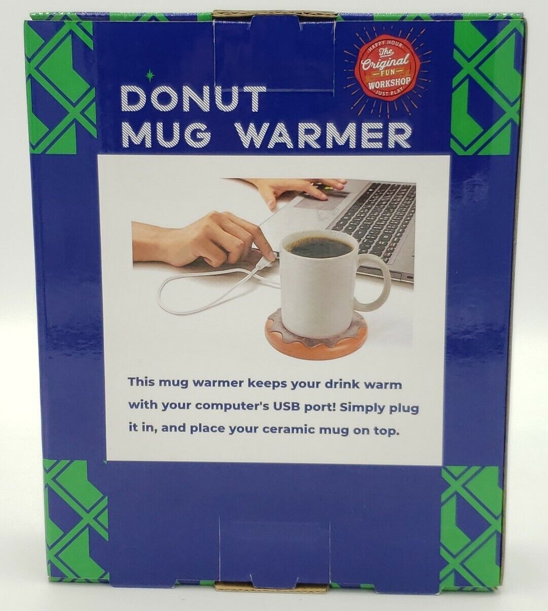 Samsonico USB Enabled Donut Mug Warmer Brand New - Fresh Stock Dated February 2026