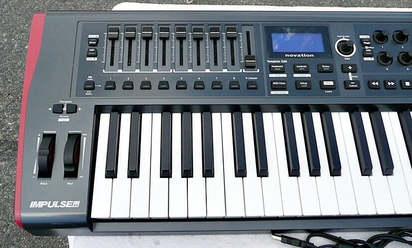 Nemko Novation Impulse 49 Key Keyboard MIDI Controller -Works Great - Excel Cond - Fresh Stock Dated December 2025
