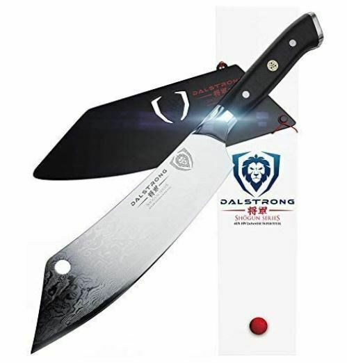 Dalstrong 8” “The Crixus” Chef and Cleaver Hybrid Knife  - Shogun Series - Fresh Stock Dated January 2026
