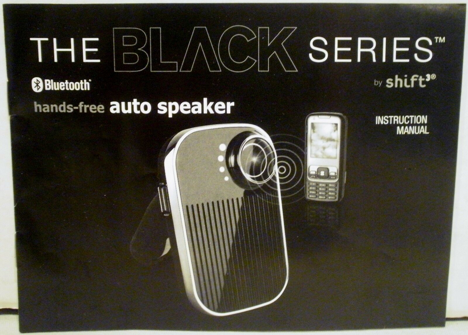 The Black Series by Shift3 Bluetooth Hands-Free Auto Speaker - Fresh Stock Dated December 2025