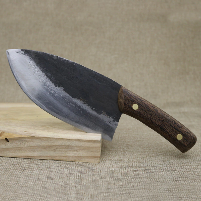 Heavy Duty Handmade Forged High Manganese Steel Kitchen Chef Bone Cleaver Knife - Fresh Stock Dated January 2026