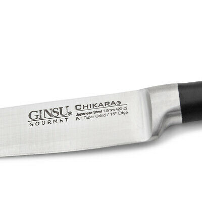 6pk Ginsu Chikara Series 5” Steak Knife Set Japanese 420J2 Stainless Steel - Fresh Stock Dated January 2026