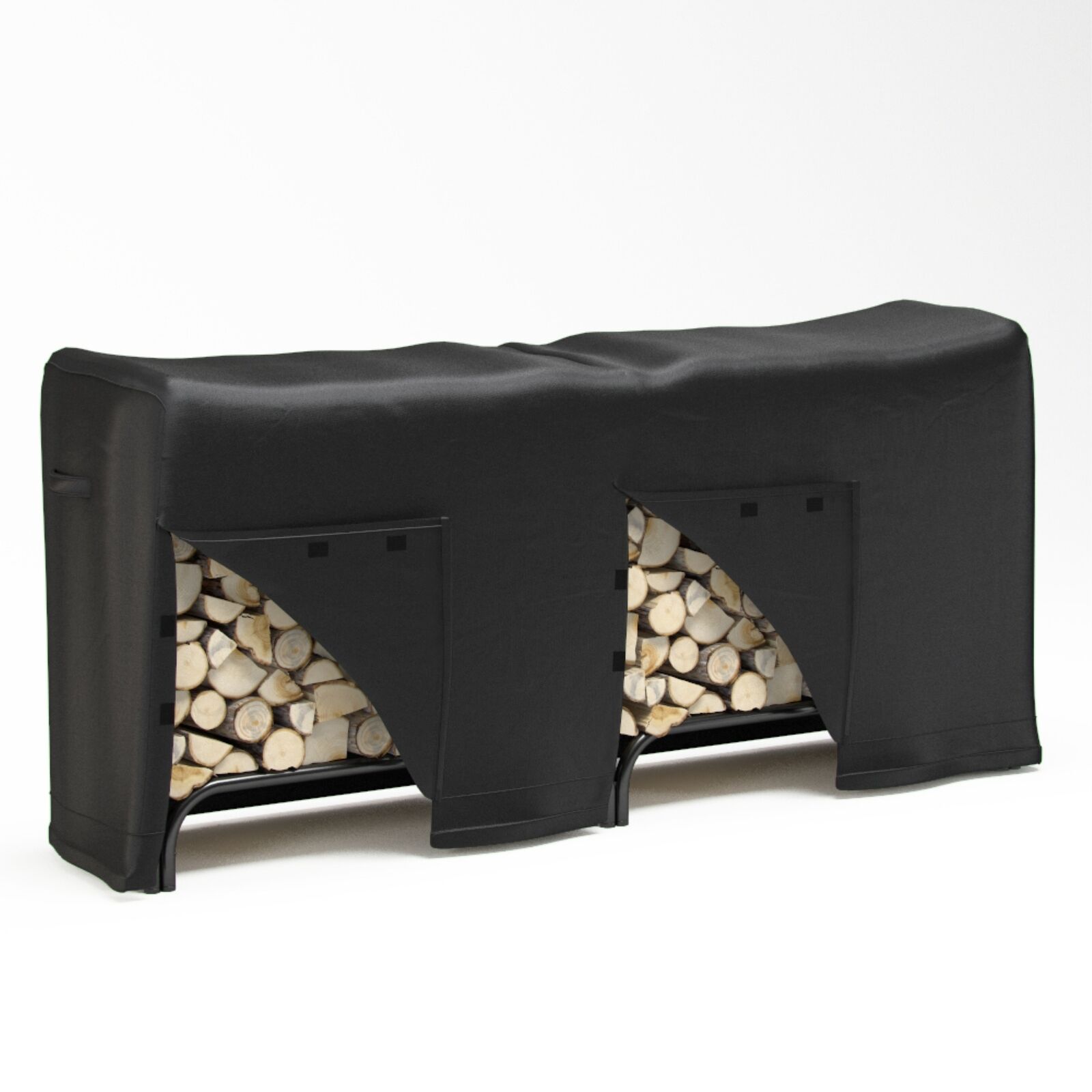 Regal Flame 8 Foot Black Water Resistant Firewood Log Rack Cover  - LRFP1005 - Fresh Stock Dated January 2026