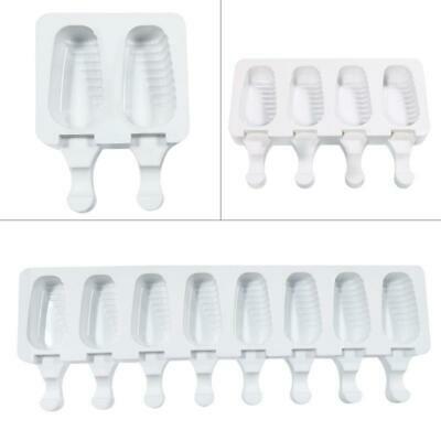 Popsicle Mold Silicone Ice-Pop Molds 2/4/8 Cavities Homemade DIY Ice Cream Maker - Fresh Stock Dated February 2026