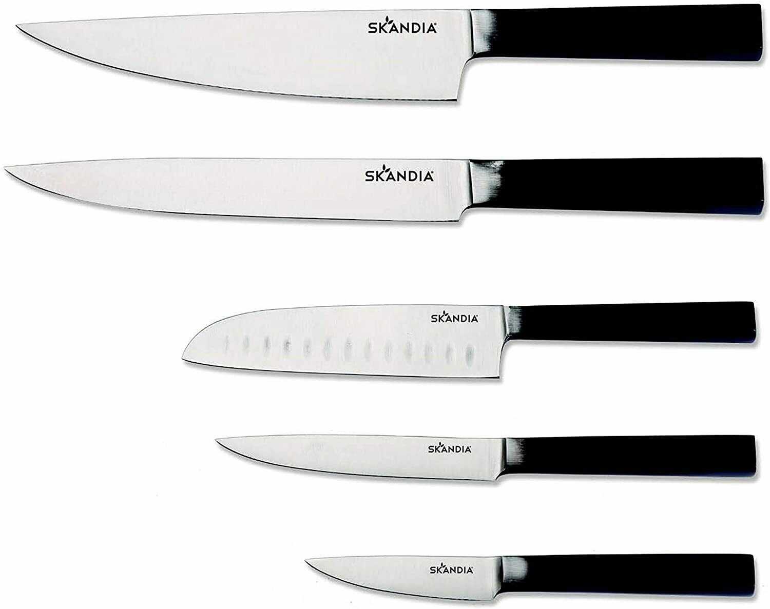 NIB Hampton Forge Skandia Iceland 6 Piece Knife Block Set SHIPS FREE - Fresh Stock Dated February 2026