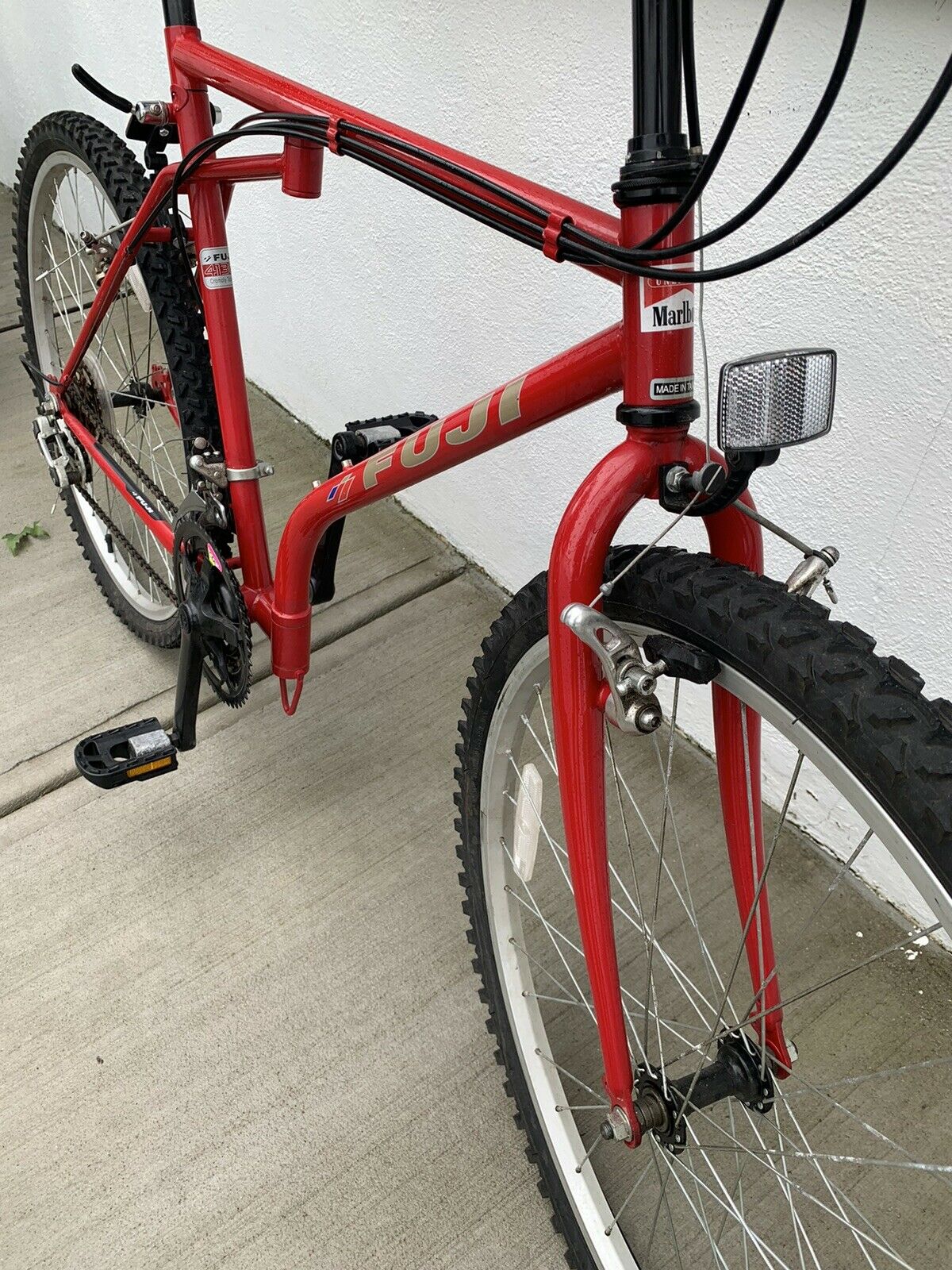 FUJI 4130 MARLBORO LIMITED EDITION FOLDING MOUNTAIN BIKE 15 SPEED CROMOLY FRAME - Fresh Stock Dated December 2025