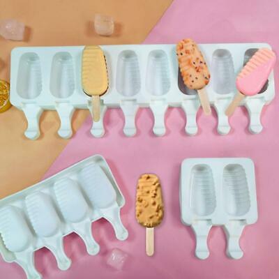 Popsicle Mold Silicone Ice-Pop Molds 2/4/8 Cavities Homemade DIY Ice Cream Maker - Fresh Stock Dated February 2026