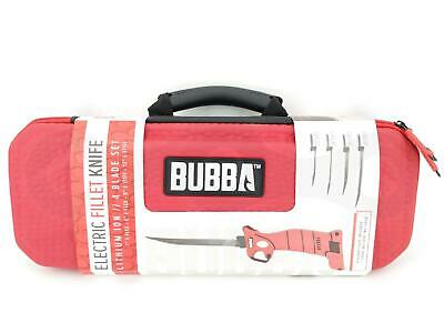 Bubba Fishing Li-Ion Cordless Electric Fillet Knife Fish Non-Slip Grip Handle - Fresh Stock Dated January 2026