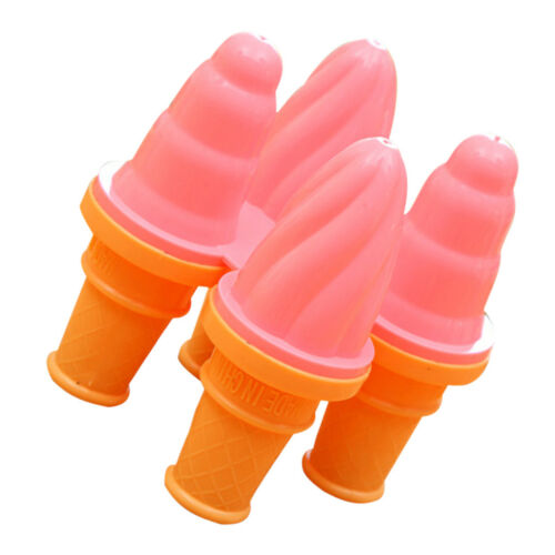 Silicone Ice-cream Cone Mold Chocolate Mould Sweet Popsicle Molds pink - Fresh Stock Dated February 2026