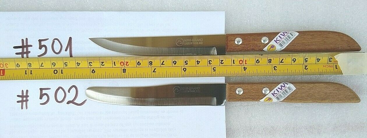 Set of 5 KIWI -Chef's Knife Cook Utility Knives 501, 502, 503, 172, 173 Thailand - Fresh Stock Dated January 2026