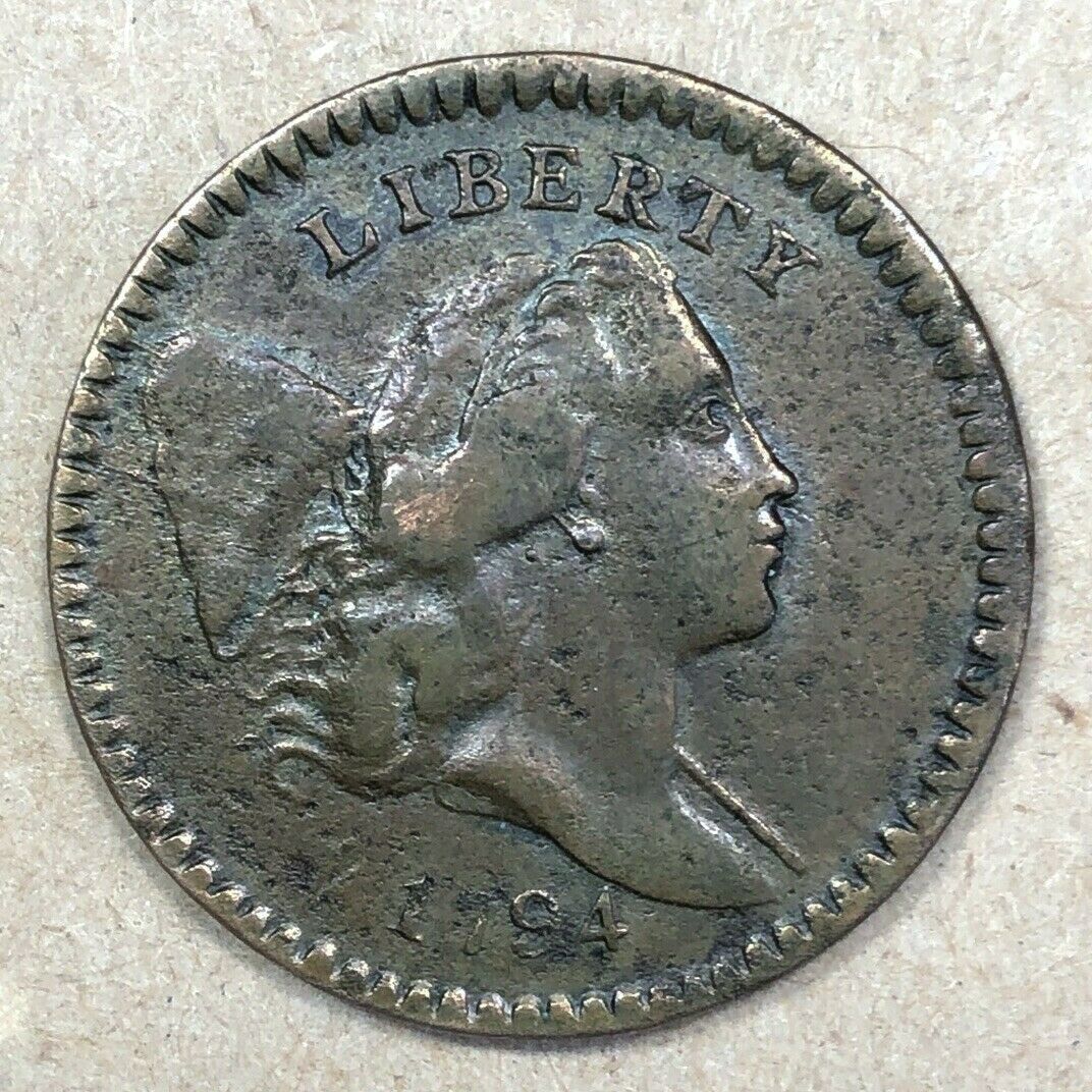 1794 Half Cent High Relief Head C9 R2 XF Detail - Fresh Stock Dated December 2025