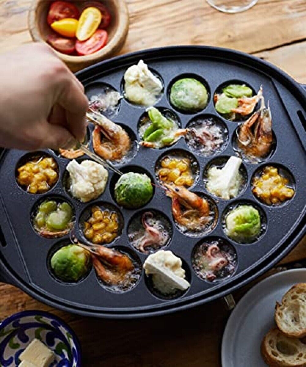 Bruno Oval Hot Plate BOE053-GRG (Greige) 3 plates set Grill 100V F/S Japan - Fresh Stock Dated February 2026