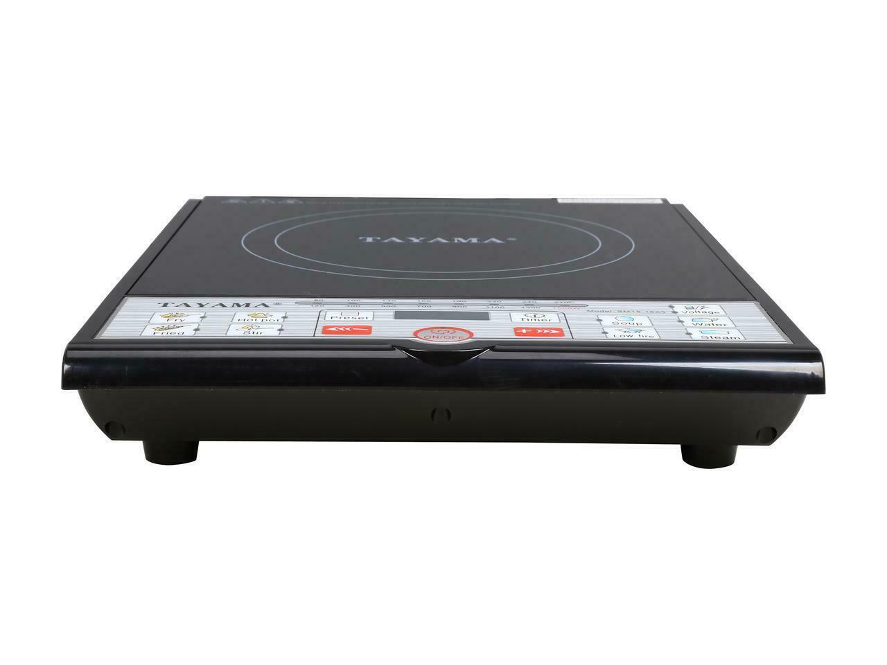Tayama SM15-16A3 Induction Cooker with Cooking Pot, Black - Fresh Stock Dated February 2026