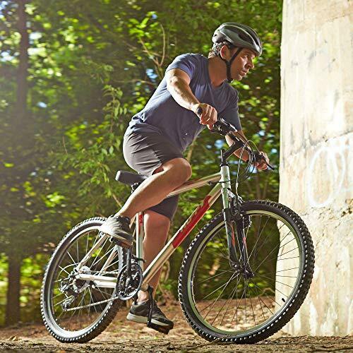 Hardtail Mountain Trail Bike 24 Gloss Nickel 26 Inch Wheels/20 Inch Frame - Fresh Stock Dated January 2026