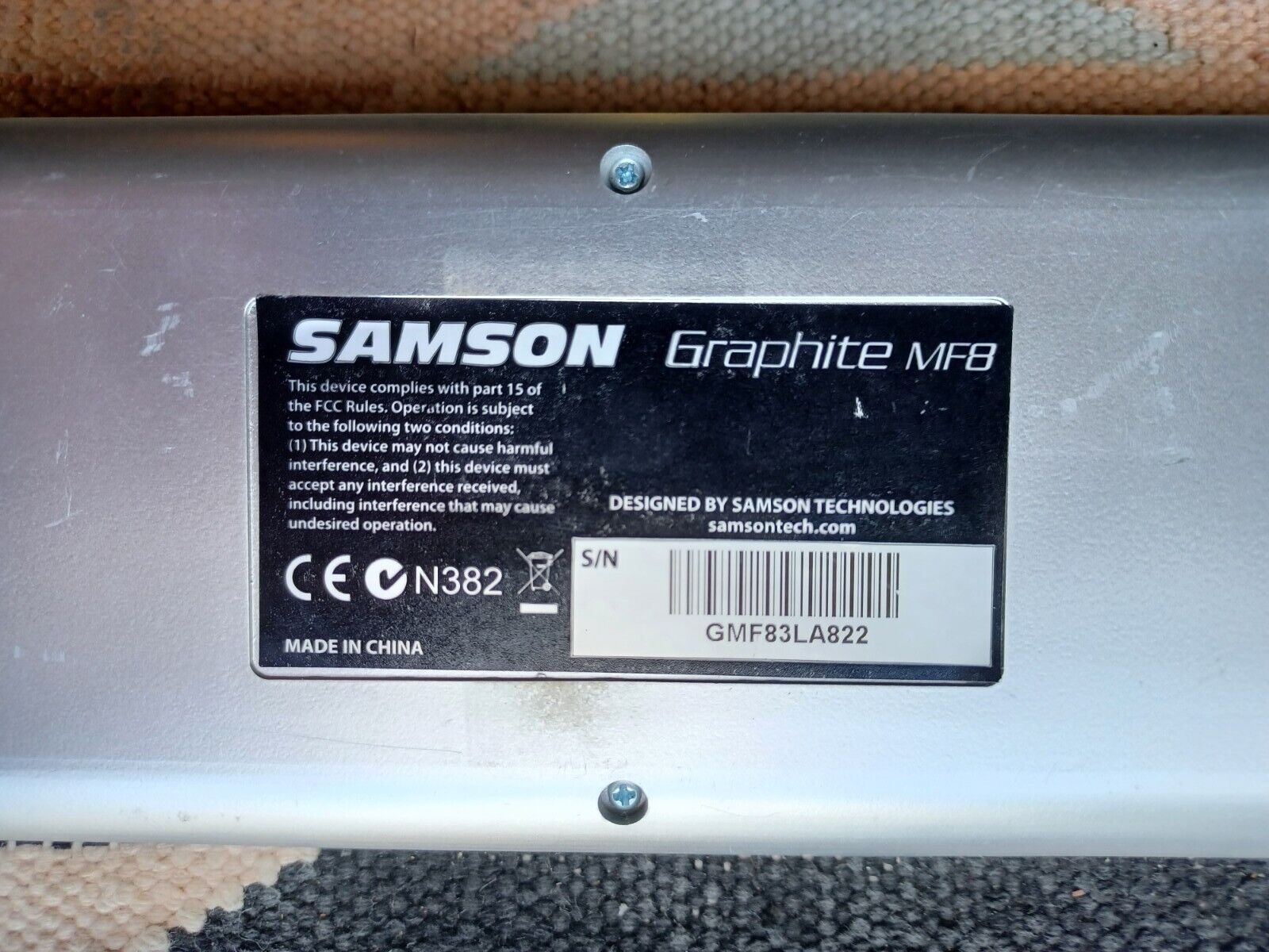 Samson Graphite MF8 USB Midi Controller DAW Control - Fresh Stock Dated December 2025