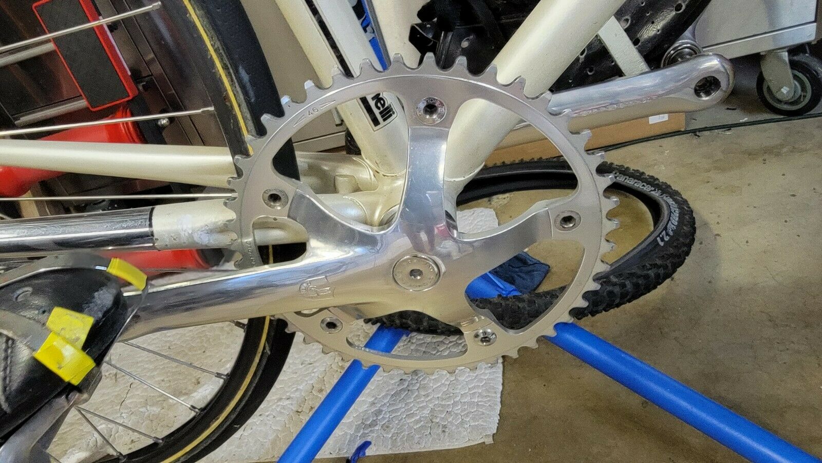 Cinelli Pearl white chrome lugs vintage Campy super record track pista Bike - Fresh Stock Dated December 2025