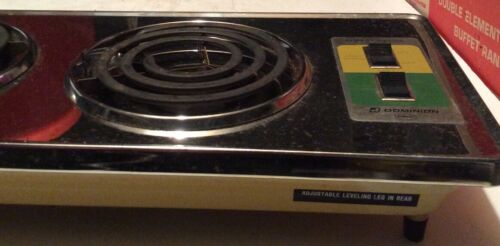 DOMINION,DOUBLE ELEMENT BUFFET RANGE MODEL 1457 - Fresh Stock Dated February 2026