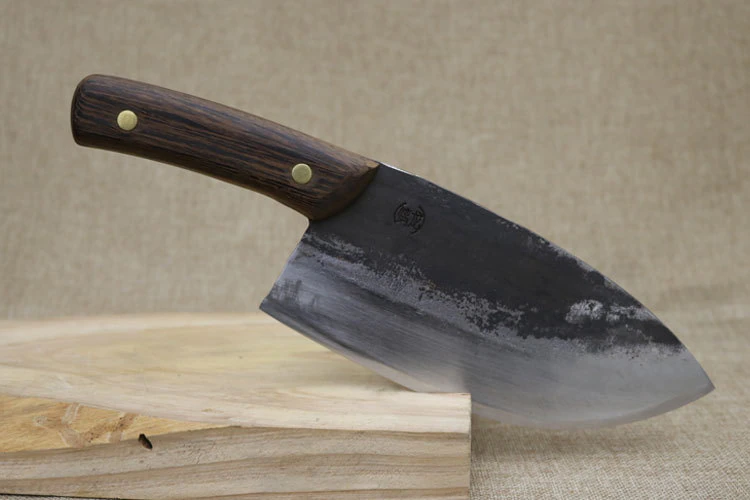 Heavy Duty Handmade Forged High Manganese Steel Kitchen Chef Bone Cleaver Knife - Fresh Stock Dated January 2026