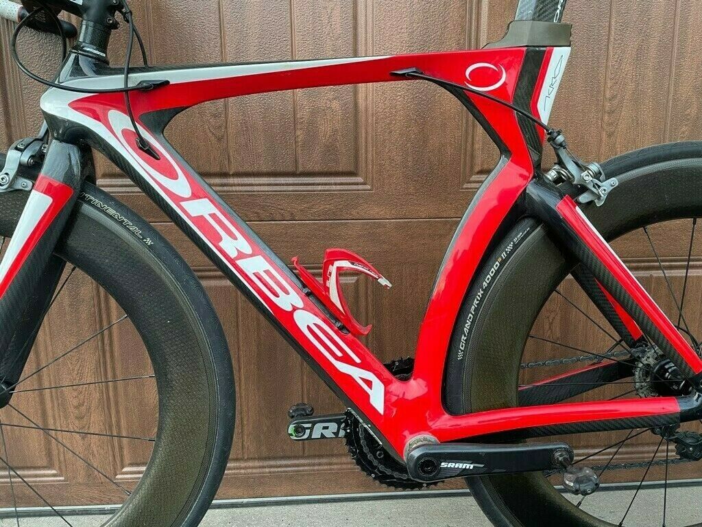 Orbea Ordu Triathlon Bike with Zipp 808 Firecrest Wheels and SRAM Power Meter - Fresh Stock Dated December 2025