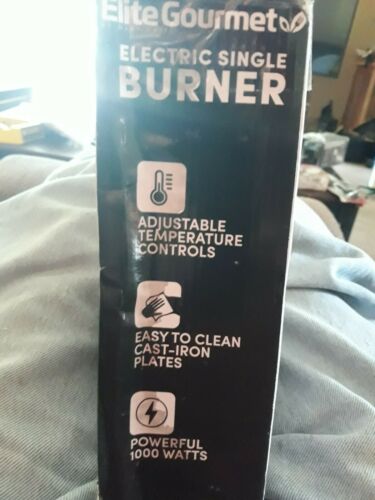 Portable Single Electric Burner Hot Plate Stove Dorm RV Travel Cook Countertop - Fresh Stock Dated February 2026