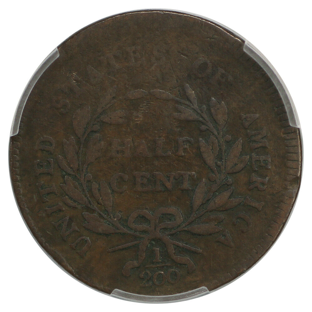 1795 1/2C PCGS G06 (Plain Edge) - Fresh Stock Dated December 2025