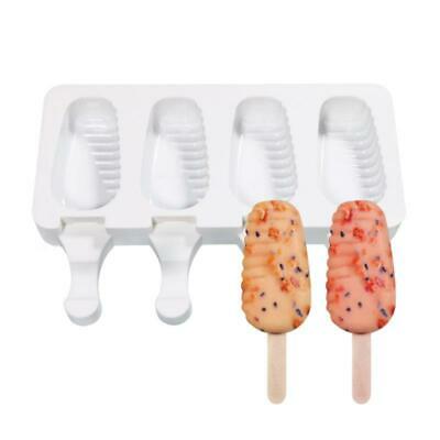 Popsicle Mold Silicone Ice-Pop Molds 2/4/8 Cavities Homemade DIY Ice Cream Maker - Fresh Stock Dated February 2026