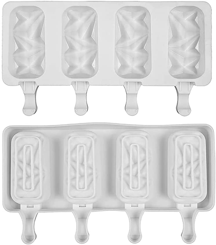 Popsicle Molds Set of 2, Ice Cream Silicone Popsicle Molds Cake, Cakesicle Mold - Fresh Stock Dated February 2026