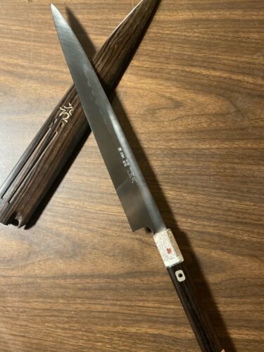 Mizuno Tanrenjo 300mm Honyaki Knife 三代目水野貞昭作 + 鍛鐵降魔 - Fresh Stock Dated January 2026