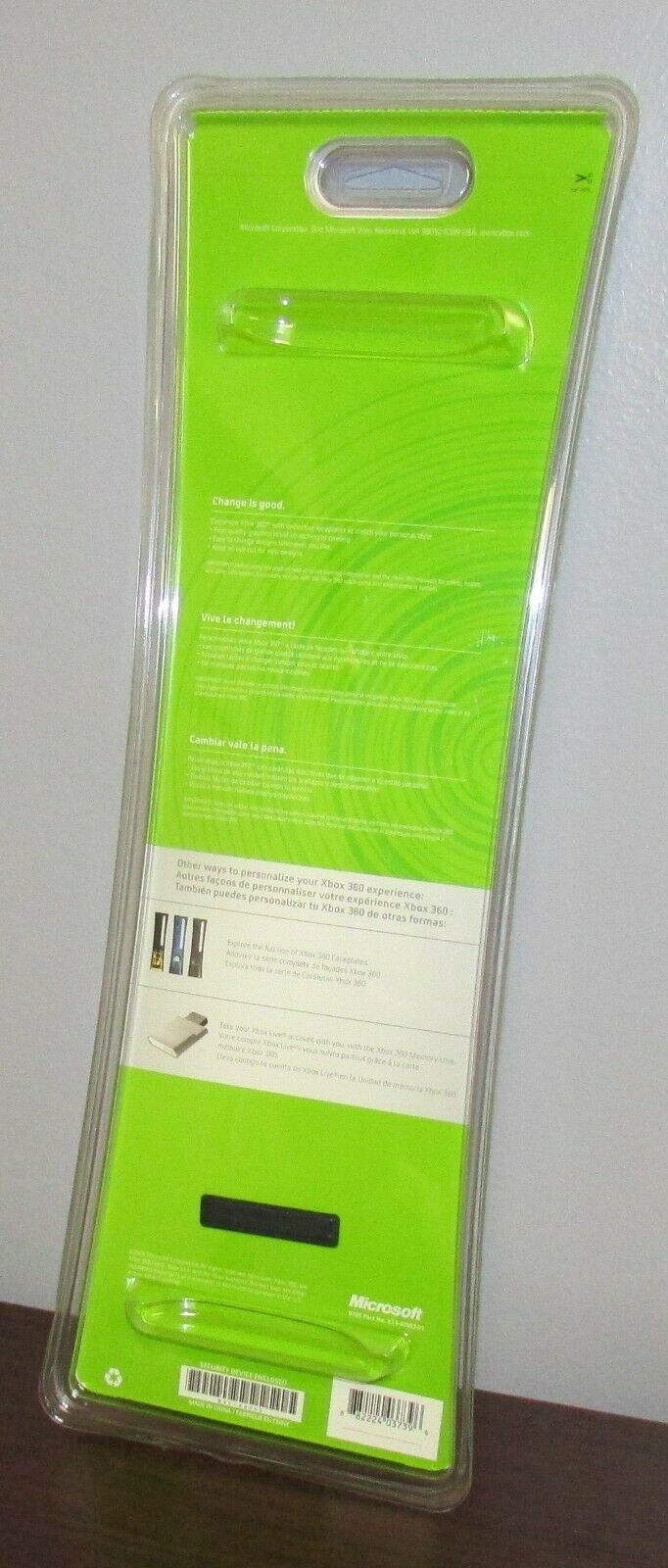 Official Microsoft OEM Xbox 360 Silver Faceplate Front Plate Fast Shipping - Fresh Stock Dated February 2026