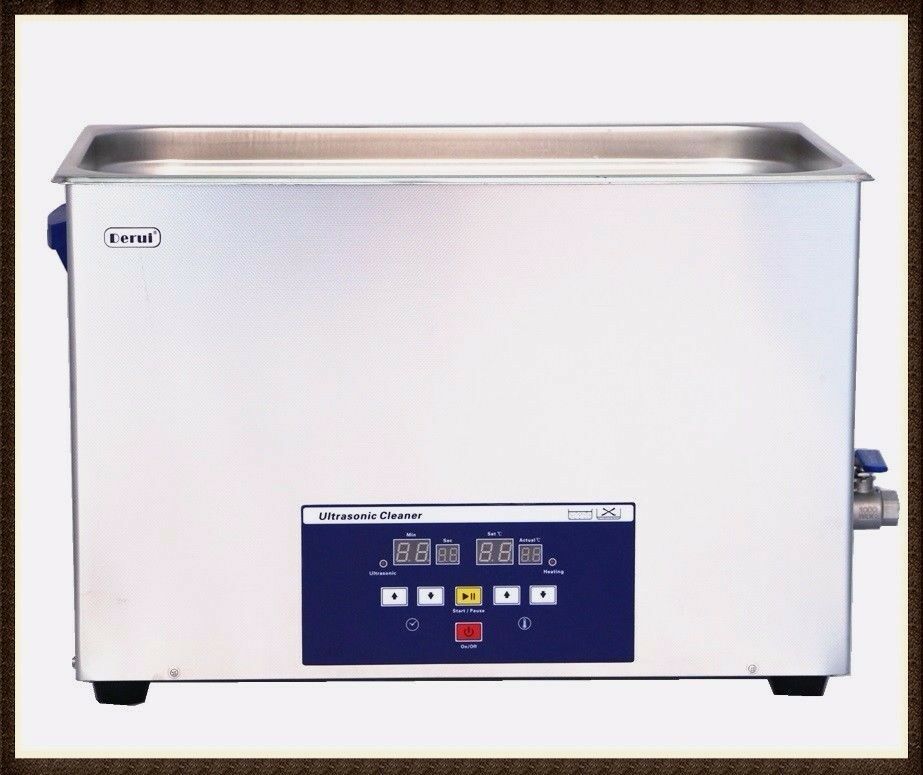 22L Digital Ultrasonic Cleaner 360W 40Khz Timer Heater Touch Control DR-LQ220 - Fresh Stock Dated December 2025