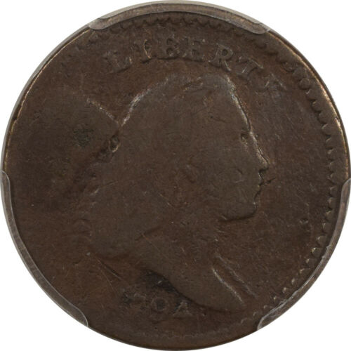 1794 LIBERTY CAP HALF CENT - C-9 HIGH RELIEF HEAD - PCGS AG-3 SCARCE!! - Fresh Stock Dated December 2025