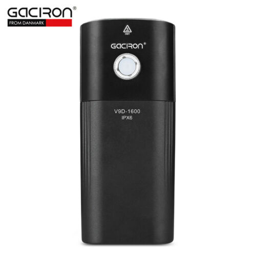 New GACIRON V9D - 1600 USB Rechargeable Bicycle Front Flashlight Remote Switch - Fresh Stock Dated December 2025