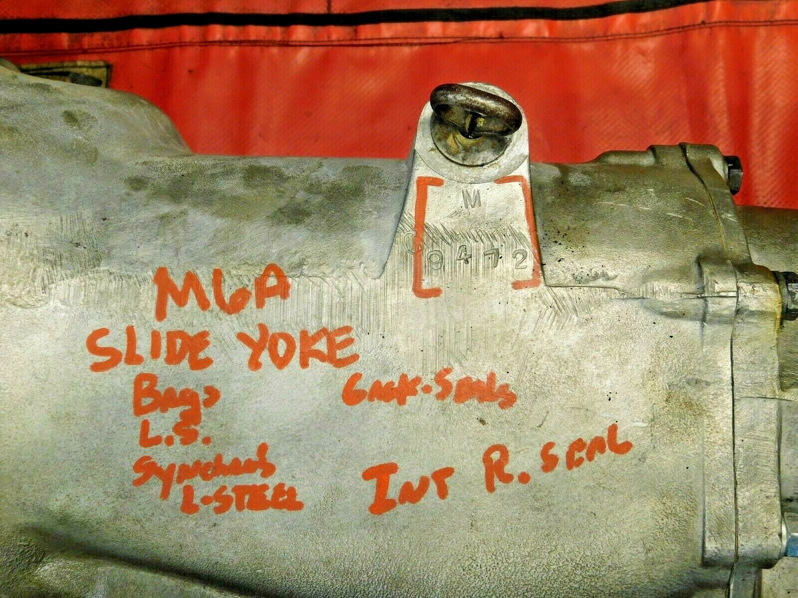 MGA, Original Rebuilt Transmission, Sliding Yoke, Low Starter,  !! - Fresh Stock Dated December 2025