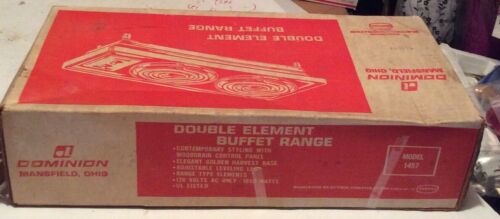 DOMINION,DOUBLE ELEMENT BUFFET RANGE MODEL 1457 - Fresh Stock Dated February 2026