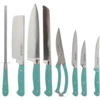 The Pioneer Woman Pioneer Cowboy Rustic 14 Piece Block Set Linen knives - Fresh Stock Dated January 2026