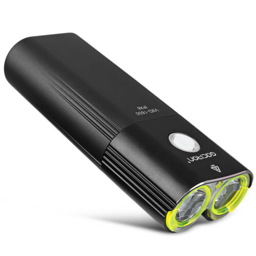 New GACIRON V9D - 1600 USB Rechargeable Bicycle Front Flashlight Remote Switch - Fresh Stock Dated December 2025