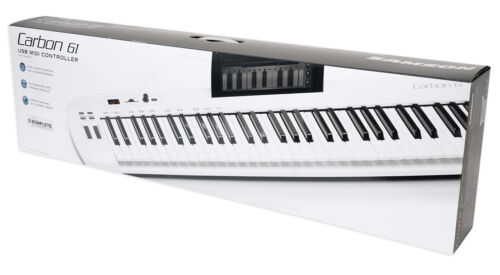 Samson Carbon 61 Key USB MIDI DJ Keyboard Controller+Komplete Elements Software - Fresh Stock Dated December 2025