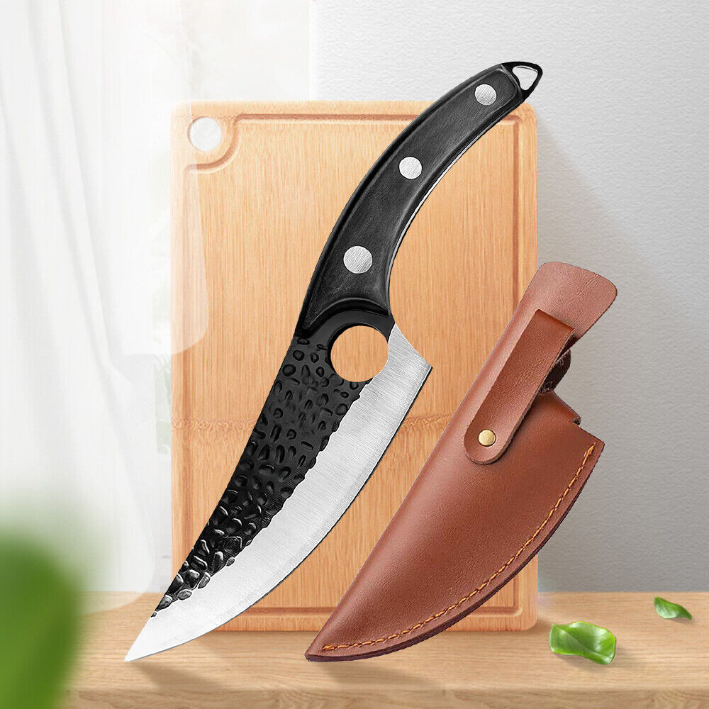 Japanese Kitchen Knife Forged Butcher Viking Boning Knife Premium grade material - Fresh Stock Dated February 2026