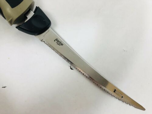 American Angler Model Electric Fish Fillet Knife Model 31600 120vac 60hz Tested - Fresh Stock Dated January 2026