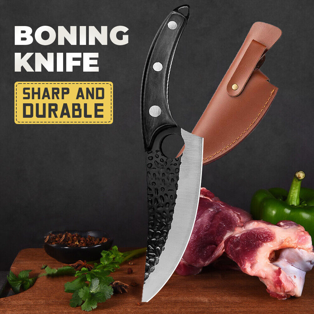 Japanese Kitchen Knife Forged Butcher Viking Boning Knife Premium grade material - Fresh Stock Dated February 2026