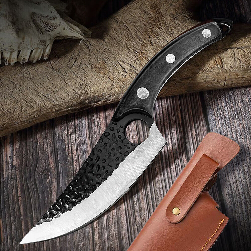 Japanese Kitchen Knife Forged Butcher Viking Boning Knife Premium grade material - Fresh Stock Dated February 2026