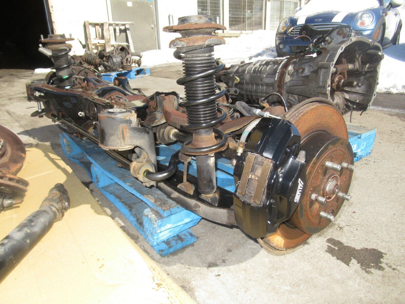 2011 WRX STi 6 Speed Transmission R180 Differential Brembo TY856UW1MA EJ257 GV8 - Fresh Stock Dated December 2025